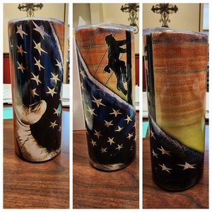 Lineman stainless steel 20oz tumbler